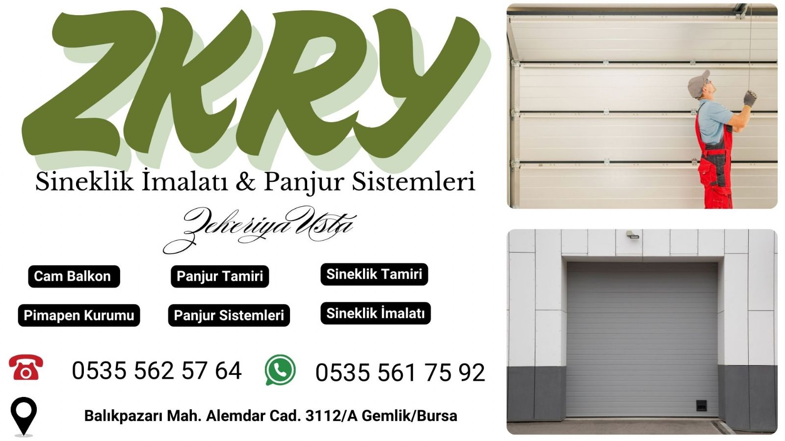 Gemlik  Panjur Tamiri